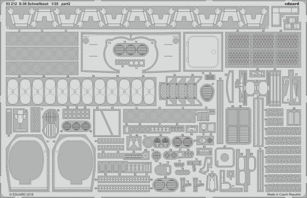 Eduard 53212 S-38 Schnellboot ITALERI 1/35