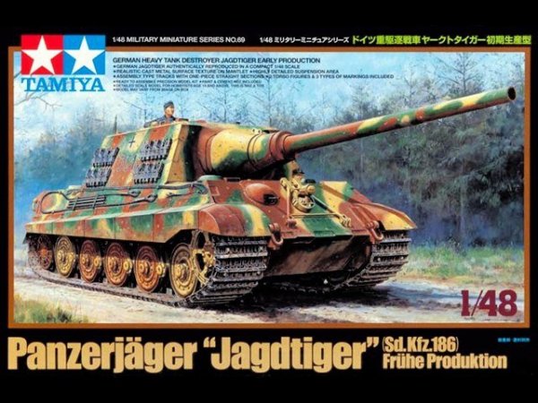 Tamiya 32569 German Destroyer Jagdtiger - Early Production (1:48)