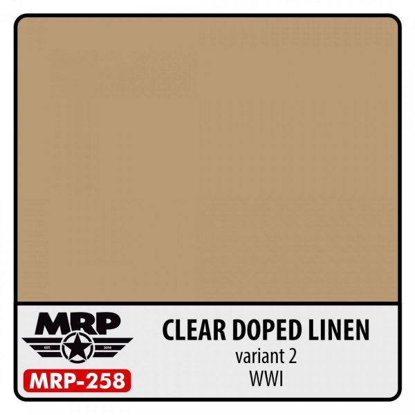 Mr. Paint MRP-258 Clear Doped Linen variant 2 WWI 30ml