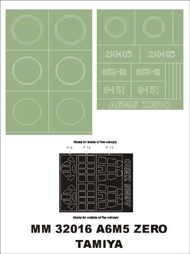 Montex MM32016 A6M5 Zero TAMIYA