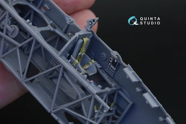 Quinta Studio QD48255 Swordfish Mk.I 3D-Printed &amp; coloured Interior on decal paper ( Tamiya ) 1/48