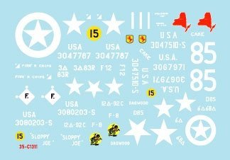 Star Decals 35-C1311 US Armored Mix # 4 1/35