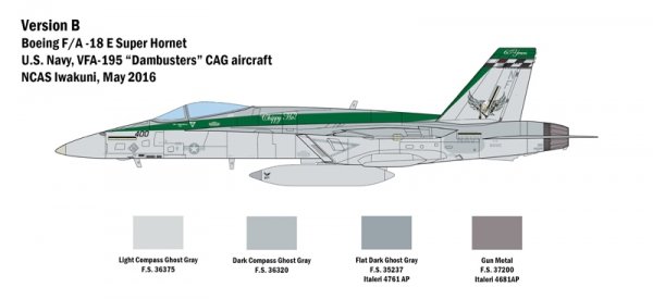 Italeri 2791 F/A-18 E SUPER HORNET 1/48