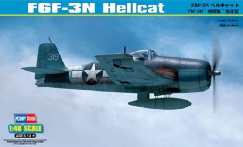 Hobby Boss 80340 Grumman F6F-3N Hellcat (1:48)