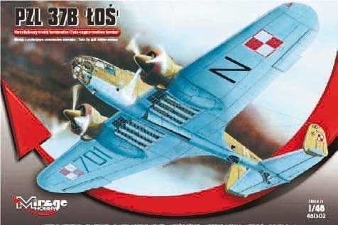 Mirage Hobby 481302 Łoś PZL 37B bomber (1:48)