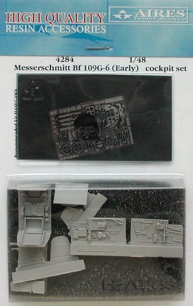 Aires 4284 Bf 109G-6 cockpit set (early) 1/48 Hasegawa