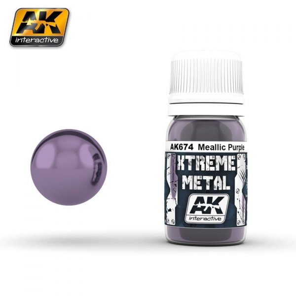 AK Interactive AK674 XTREME METAL METALLIC PURPLE 30ml