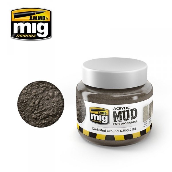 AMMO of Mig Jimenez 2104 DARK MUD GROUND 250ml