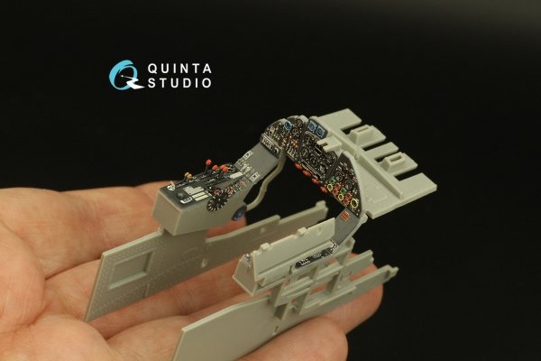 Quinta Studio QD32165 Do 335A-0 3D-Printed &amp; coloured Interior on decal paper (Zoukei-mura) 1/32