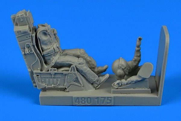 Aerobonus 480175 USAF Fighter Pilot with ejection seat for F-16 1/48 Hasegawa/Tamiya