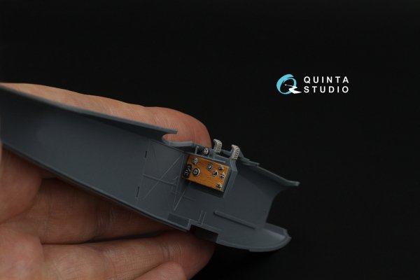 Quinta Studio QD48630 Fokker D.VII 3D-Printed &amp; coloured Interior on decal paper ( Eduard ) 1/48