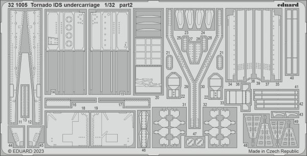 Eduard 321005 Tornado IDS undercarriage ITALERI 1/32