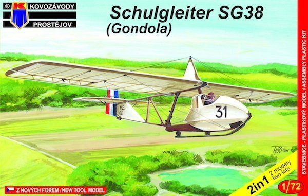 Kovozavody Prostejov KMP0027 DFS SG-38 Schulgleiter Gondola (2in1), Germany, France 1/72