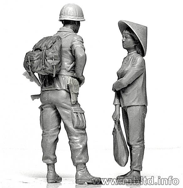 Master Box 3599 US Marines &quot;Patrolling&quot; (Vietnam War series) (1:35)
