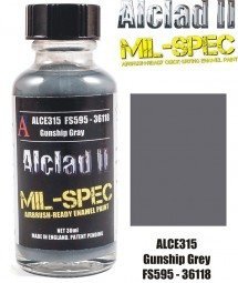 Alclad II ALC E315 FS595-36118 Gunship Gray 30ML