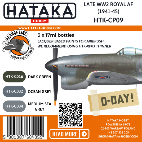Hataka Hobby HTK-CP09 Late WW2 Royal AF (1941-45)