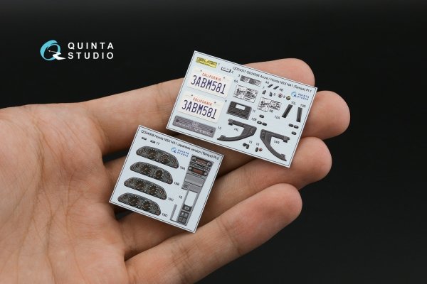 Quinta Studio QD24008 Honda NSX NA1 Japanese version 3D-Printed &amp; coloured Interior on decal paper (Tamiya) 1/24