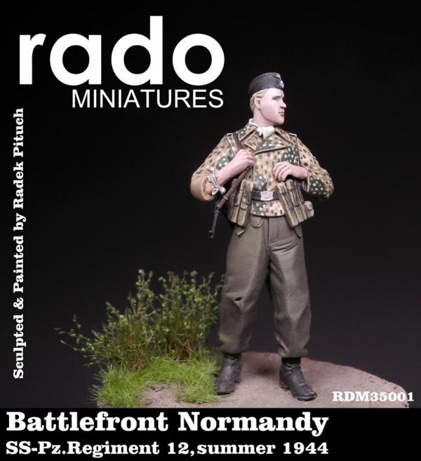 RADO Miniatures RDM35001 Battlefront Normandy SS-Schütze (SS.Pz.Reg.12 summer 1944) 1/35