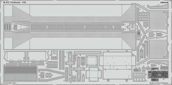 Eduard 36472 Ferdinand AMUSING HOBBY 1/35