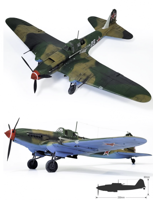 Academy 12357 Il-2m3 Berlin 1945 1/48