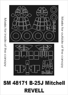 Montex SM48171 B-25J Mitchell REVELL