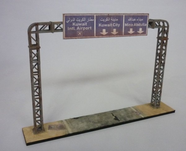 RT-Diorama 35580 Highway bridge for signs No.1 1/35