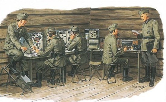Dragon 3826 German Communications Center w/Signal Troops 1/35