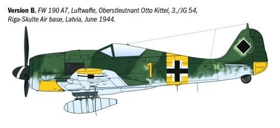Italeri 1490 Focke-Wulf Fw 190 A-8/F Aces 1/72