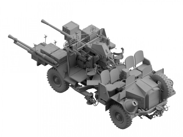 Thunder Model 35210 British Morris Bofors C9/B Gun truck Early variant 1/35