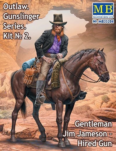 Master Box 35204 Outlaw. Gunslinger #2: Gentleman Jim Jameson Hired Gun 1/35