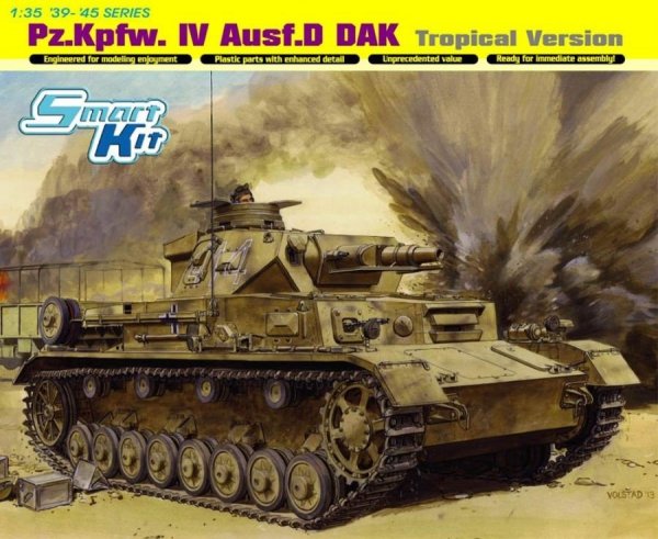 Dragon 6779 Pz.Kpfw.IV Ausf.D DAK Tropical Version (1:35)