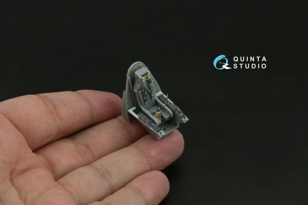 Quinta Studio QD48619 A-4C Skyhawk 3D-Printed &amp; coloured Interior on decal paper ( Hobby Boss ) 1/48