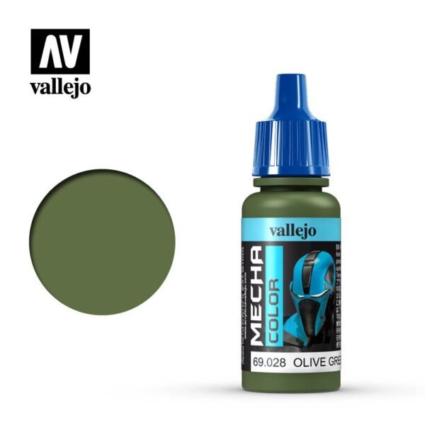 Vallejo 69028 Mecha Color - Olive Green 17ml