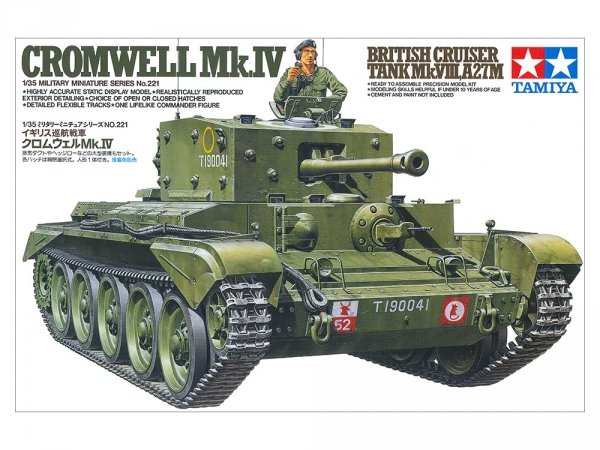 Tamiya 35221 Cromwell Mk.IV British Cruiser Tank Mk.VIII, A27M (1:35)