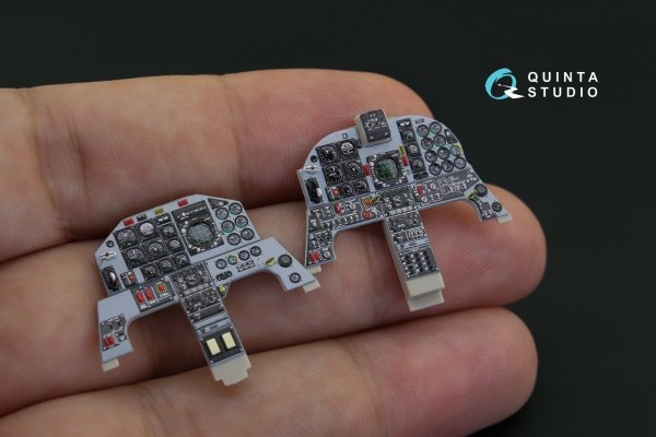 Quinta Studio QD32081 F-5F 3D-Printed coloured Interior on decal paper (for KittyHawk kit) 1/32