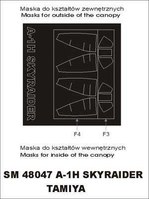 Montex SM48047 A-1H Skyraider TAMIYA
