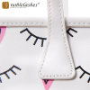 Damen Handtasche mit Wimpern-Muster