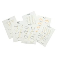 Übungsblätter für die Wimpernverlängerung 