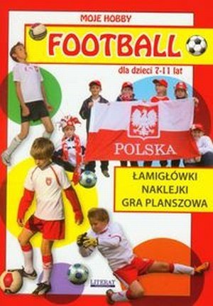 Football dla dzieci 7-11 lat Łamigłówki Naklejki Gra planszowa