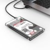 ORICO kieszeń HDD 2,5 SATA USB-3.0 Typ-C przezroczysta