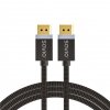 Kabel DisplayPort v1.4 Savio CL-166 (M/M) 2m czarny