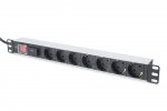 Listwa zasilająca DIGITUS 19&quot; 1U  7 gniazd 16A 2m