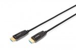 Kabel DIGITUS połączeniowy hybrydowy HDMI AOC HDMI-A męski-męski HDMI 2.1 UHD-2 8K@60Hz 48Gbps HDR, eARC, HDCP 2.2, CEC 10m