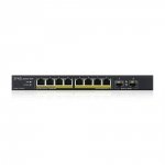 Switch niezarzadzalny Zyxel GS1100-10HP v2 8x100/1000Mbps 2xSFP PoE