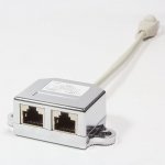 Adapter typ T LogiLink NP0045 RJ45 -&gt; 2x RJ45, 2 x ISDN