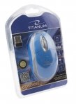 Mysz bezprzewodowa Titanum Condor 3D optyczna 2.4 GHz  niebieska