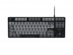Klawiatura dla graczy gamingowa Fury Kanabo K2 US białe podświetlenie mechaniczna czarno-szara