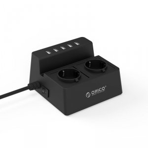 ORICO listwa antyprzepięciowa USB 2P/1S + 4xUSB 2.4A 25W