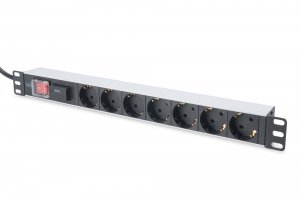 Listwa zasilająca DIGITUS 19&quot; 1U  7 gniazd 16A 2m