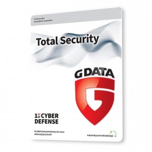 Oprogramowanie G DATA Total Security 2PC 3lata karta-klucz